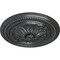 Ekena Millwork Chester Ceiling Medallion (Fits Canopies up to 2 1/4"), Hand-Painted Pewter, 15 3/4"OD x 1 7/8"P CM15CHPES - alternate 2